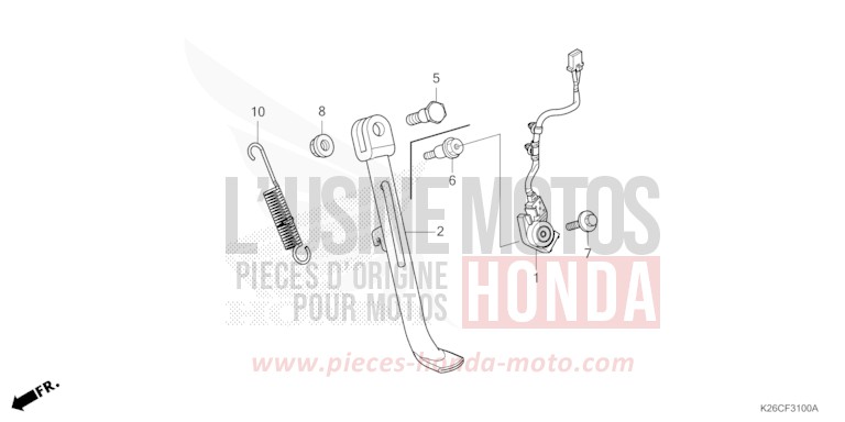 BEQUILLE de MSX GROM A PEARL HORIZON WHITE (NHB61) 2024